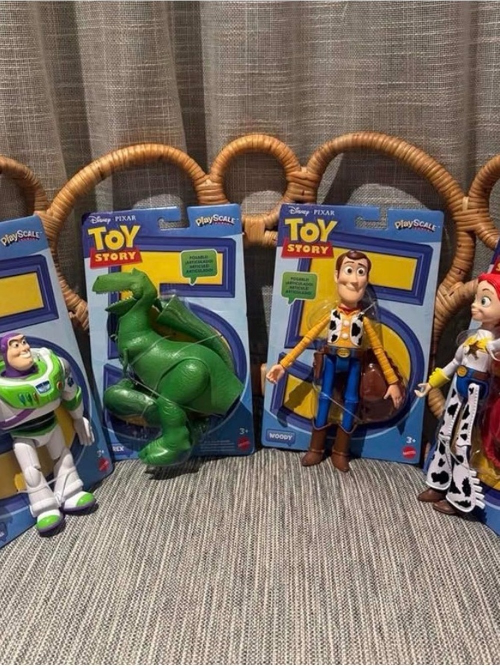 Disney Toy Story 5 Woody Buzz Rex Jessie Action Figures